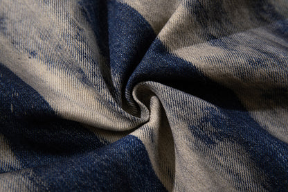 Washed Design Wide Leg Denim Jeans WN23047