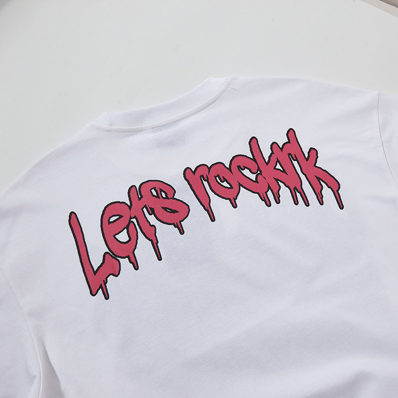 Anime Print Oversize Short Sleeve T-Shirt WN18521