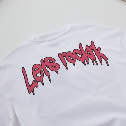 Anime Print Oversize Short Sleeve T-Shirt WN18521