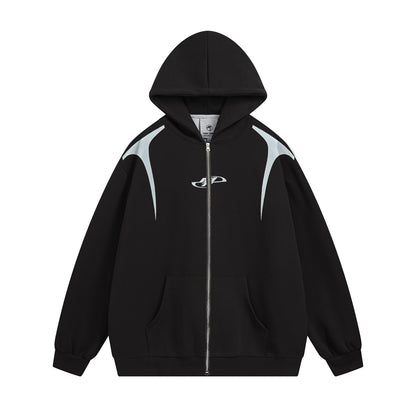 Fleece Lining Zipper Hoodie WN11127