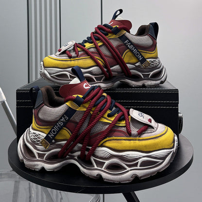 Rope Thick Sole Dad Sneakers WN24768
