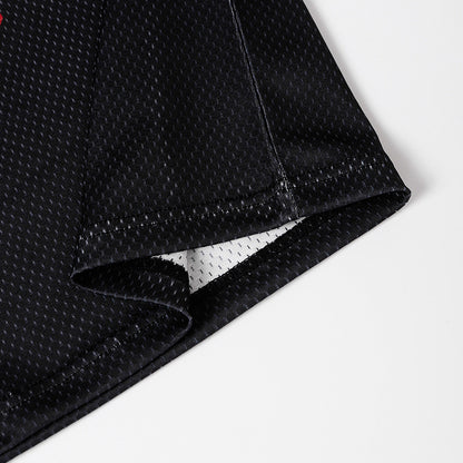 V-Neck Number Print Short Sleeve T-Shirt WN25409