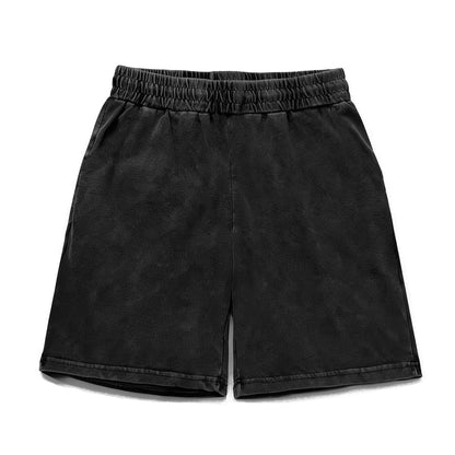 Washed Spider Graphic Half Pants WN26789