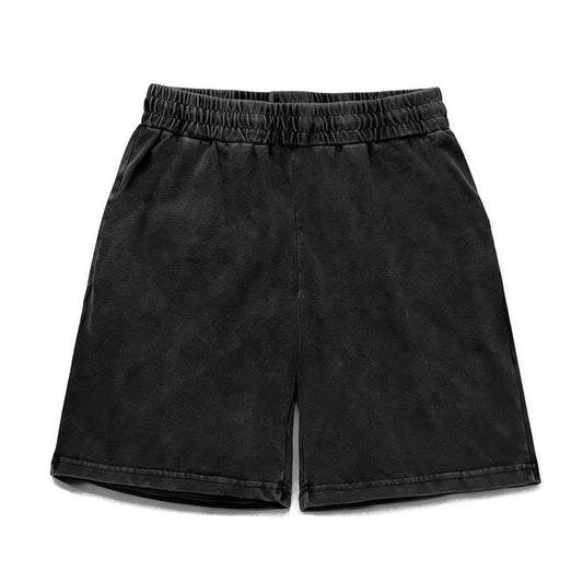 Washed Spider Graphic Half Pants WN26789