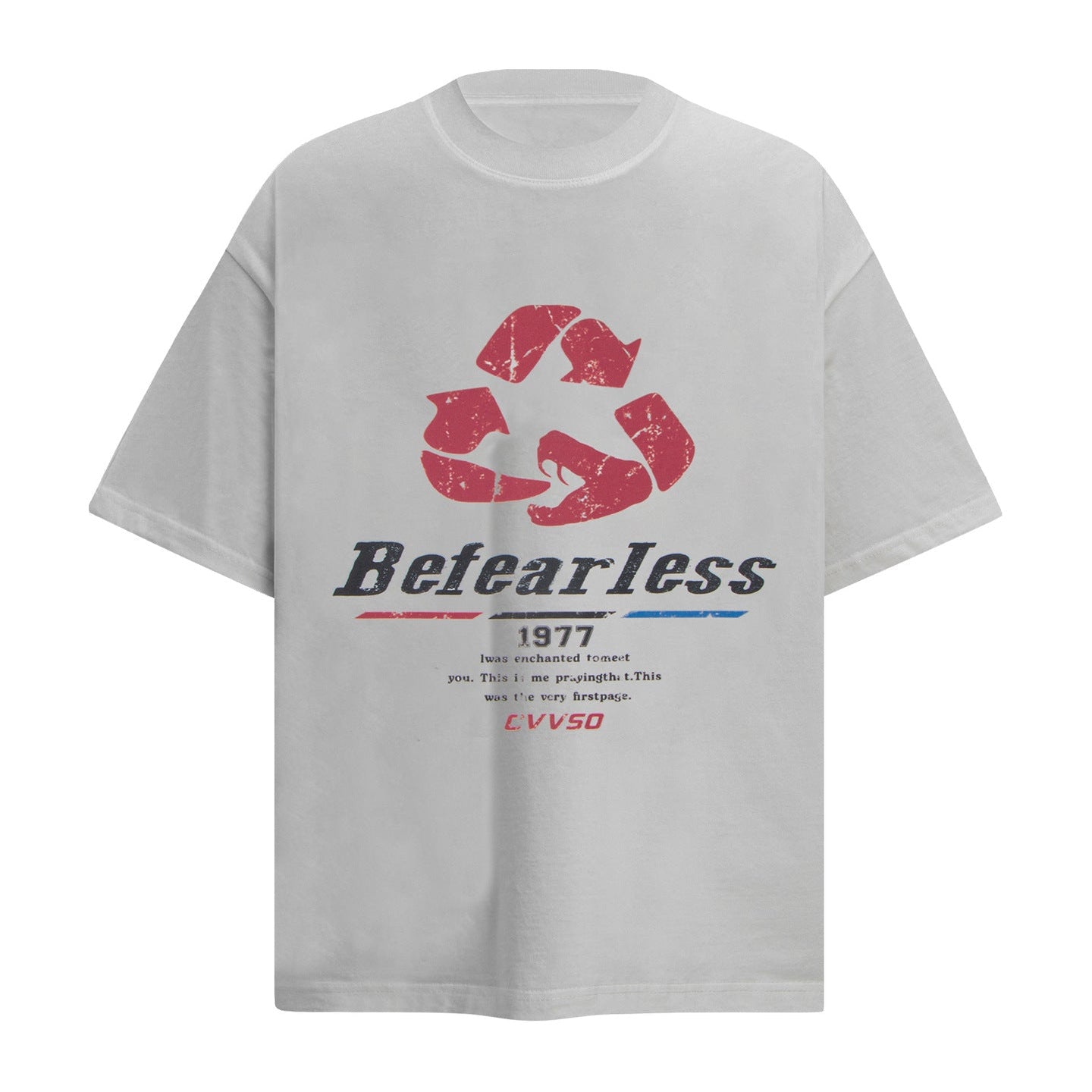 Graphic Letter Print Short Sleeve T-Shirt WN26244