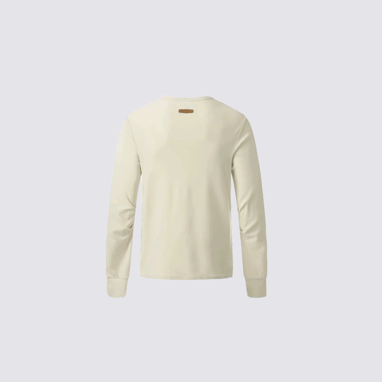 Letter Print Studs Detail Long Sleeve T-Shirt WN28032