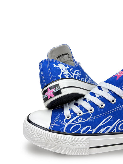 Low-Top Lace-Up Logo Print Sneakers WN27176