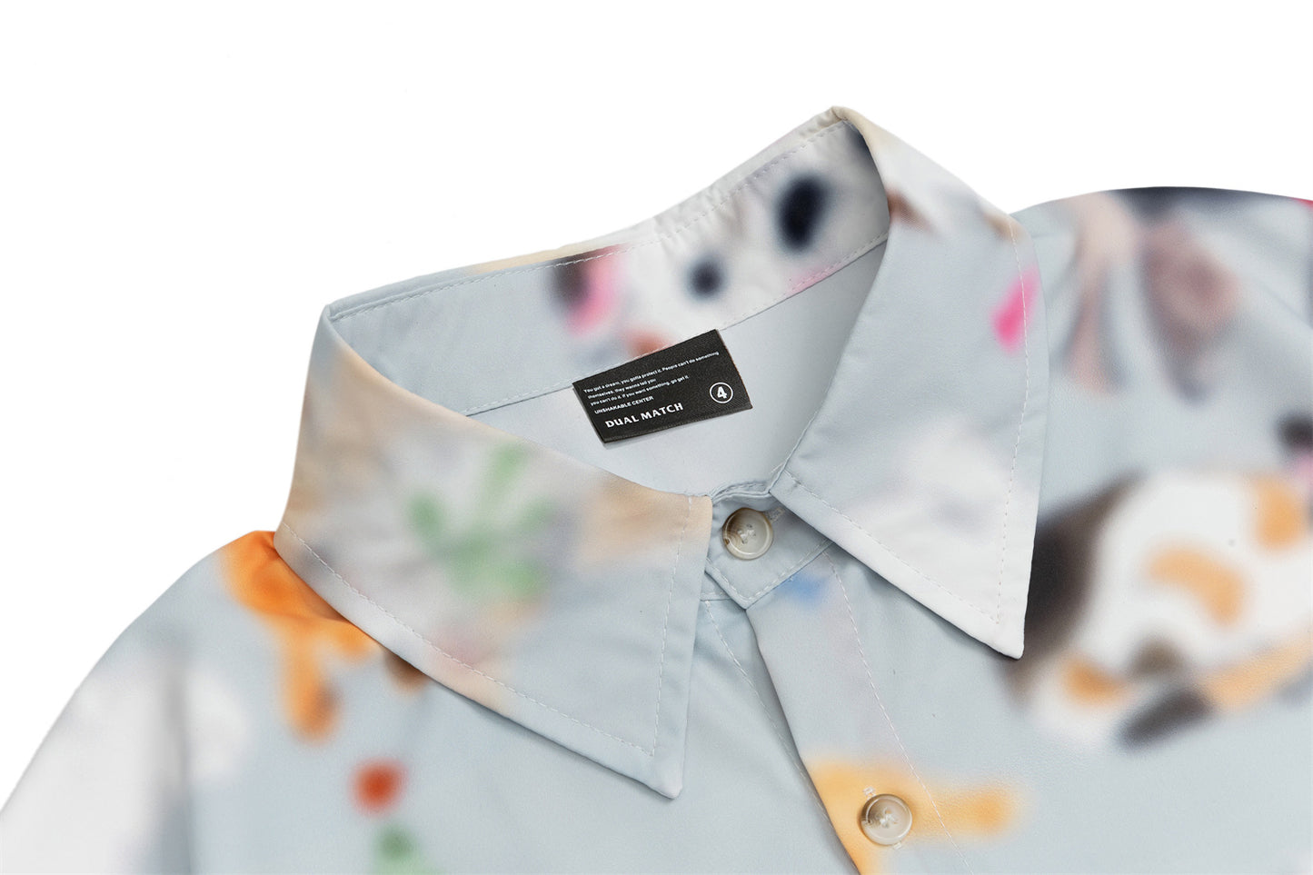 Dog All-Over Print Oversize Short Sleeve Shirt WN26858