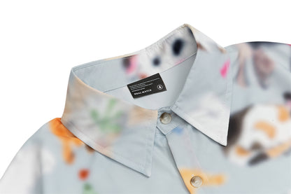 Dog All-Over Print Oversize Short Sleeve Shirt WN26858