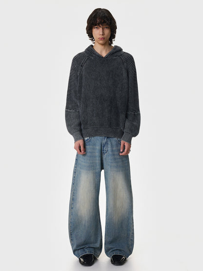 Short Knit Hoodie WN21399