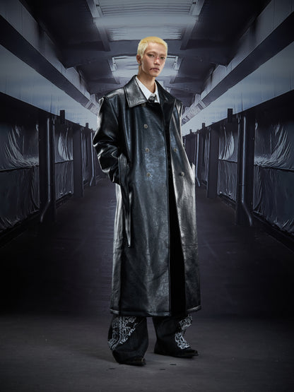 Irregular Print Flare Denim Jeans WN22891