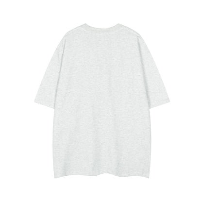 Portrait Letter Print Short Sleeve T-Shirt WN26748