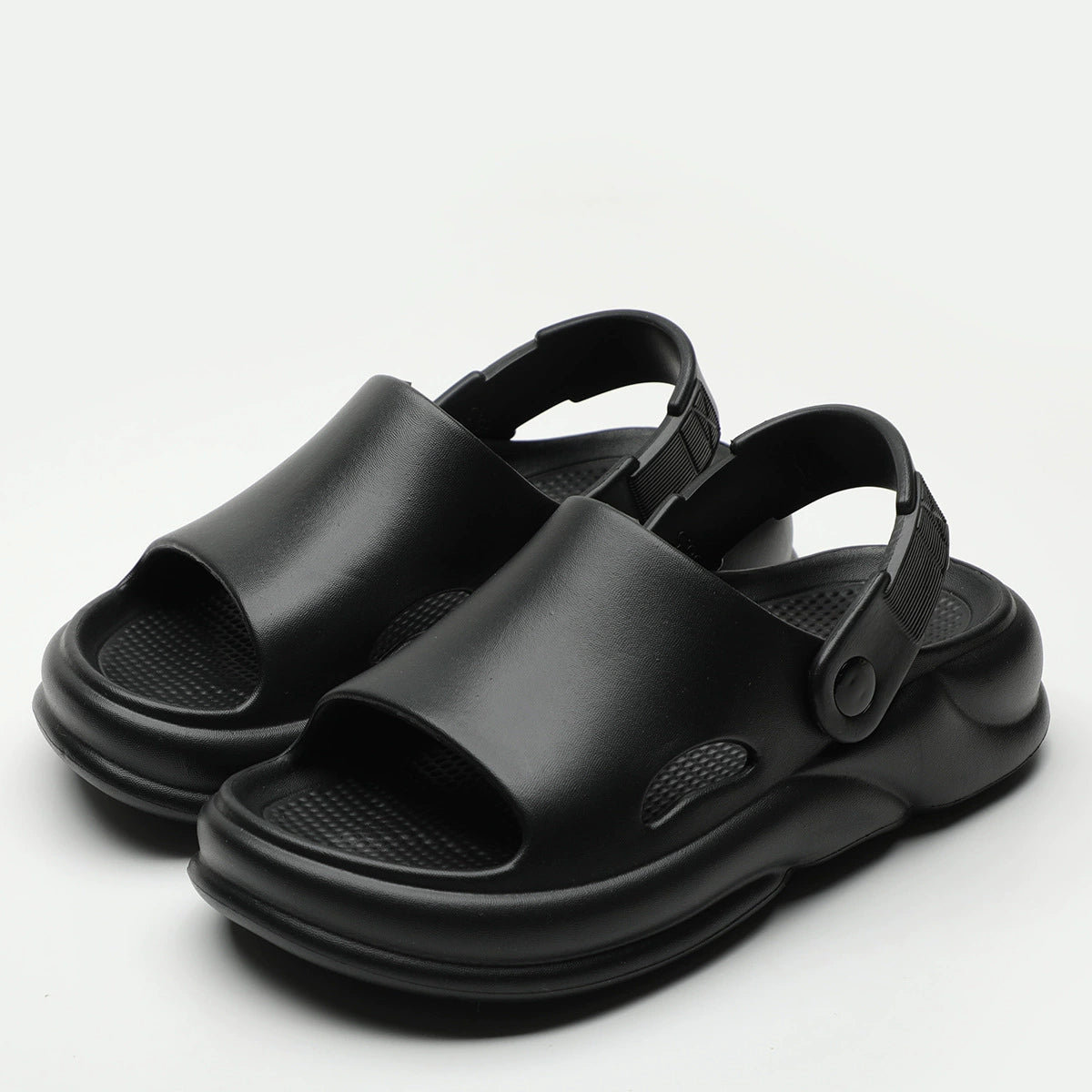 Studded Chunky Sole Punk Slides WN20616