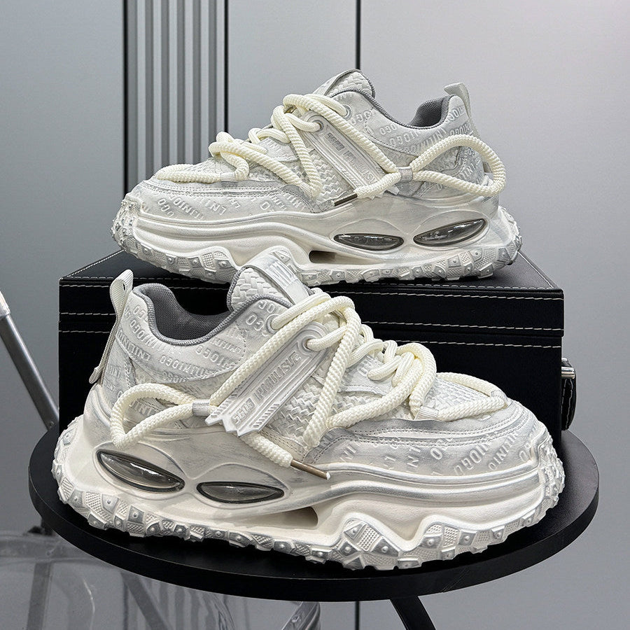 Thick-Sole Height-Increasing Dad Sneakers WN24770