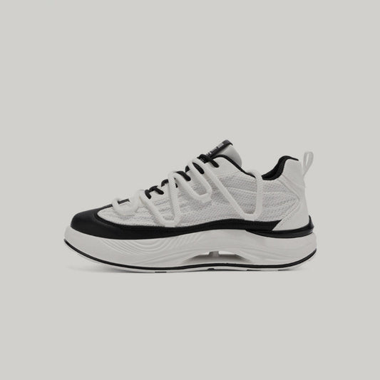 Breathable Mesh Platform Lace-Up Sneakers WN23512