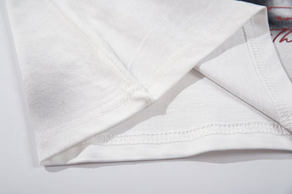 Blurred Portrait Print Short Sleeve T-Shirt WN16805