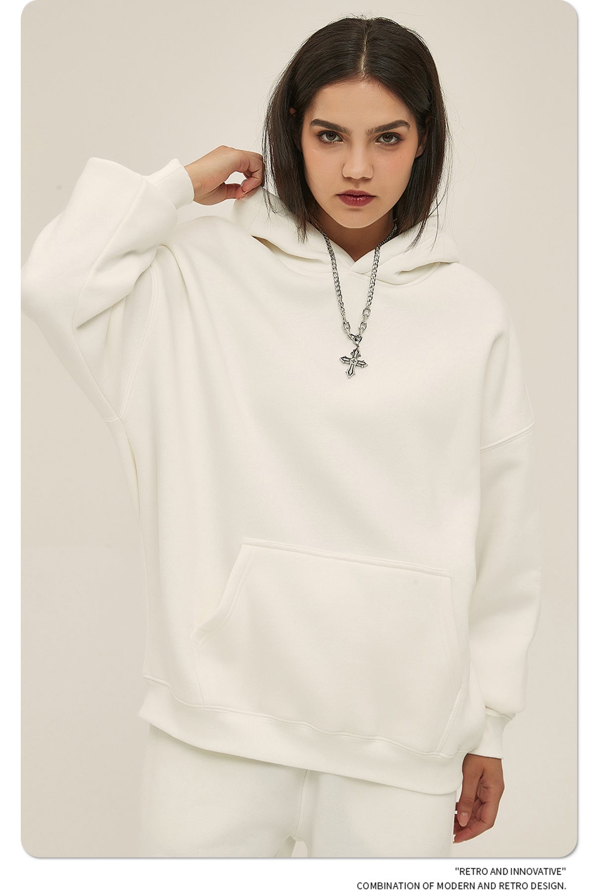 Oversize Heavyweight Hoodie & Heavyweight Sweatpants Setup WN6638-K