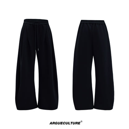 Fur Collar Zipper Hoodie & Sweatpants Setup WN21744