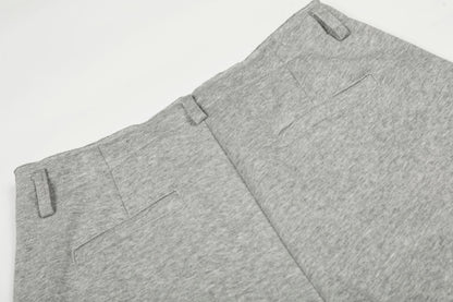 Deconstruction Irregular Curved Seam Wide Leg Sweatpants WN25834