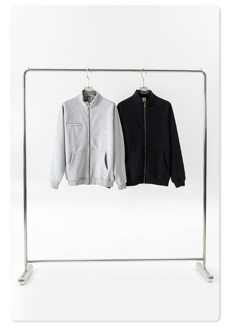 Sporty Zipper Jacket & Hoodie & Sweatpants Setup WN7880