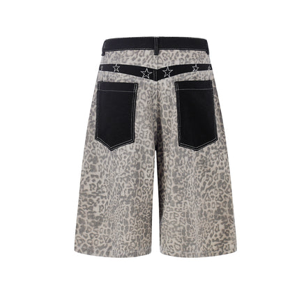 Leopard Star Pocket Half Pants WN25521