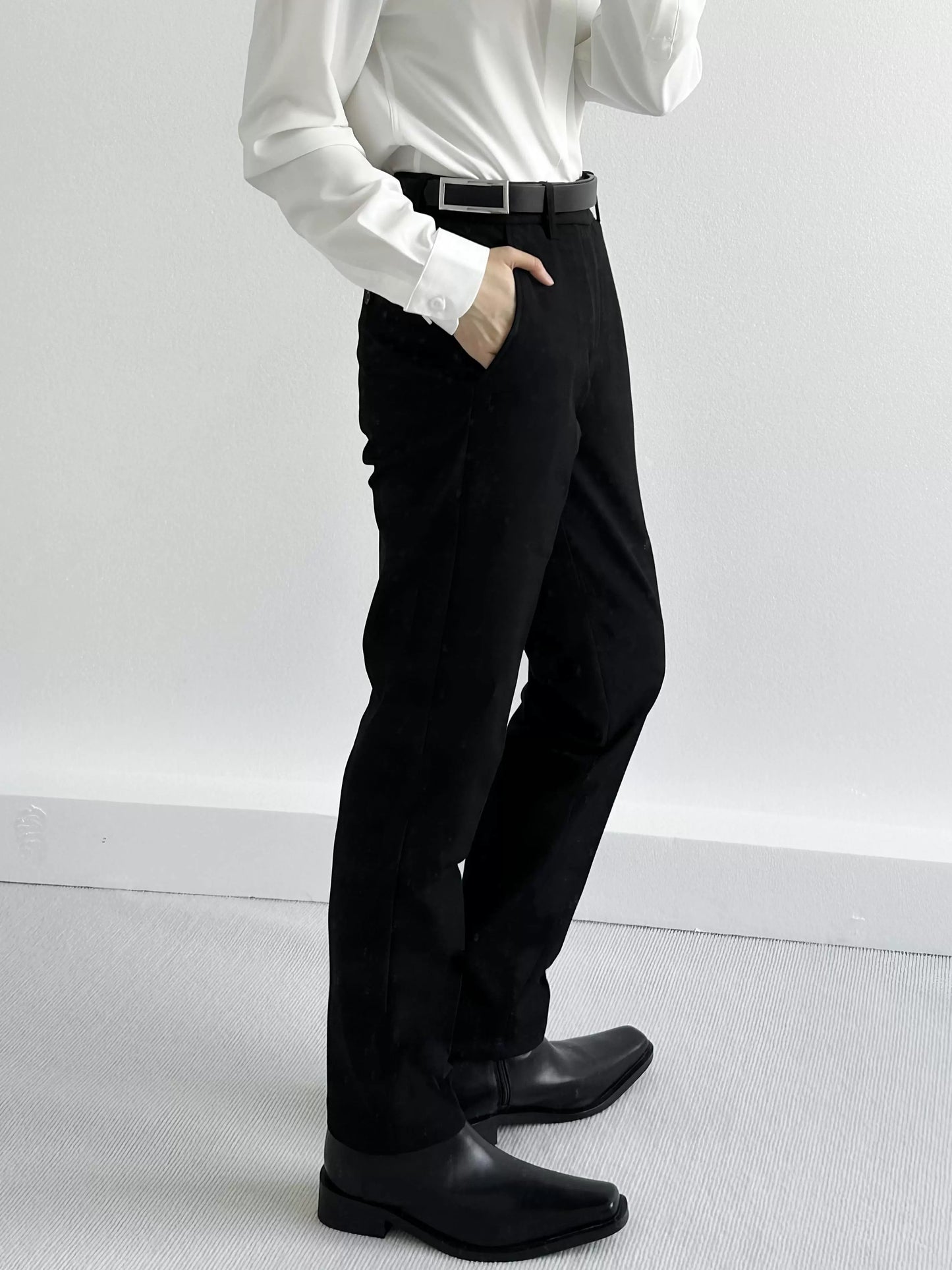 Slim Straight Trousers WN19641