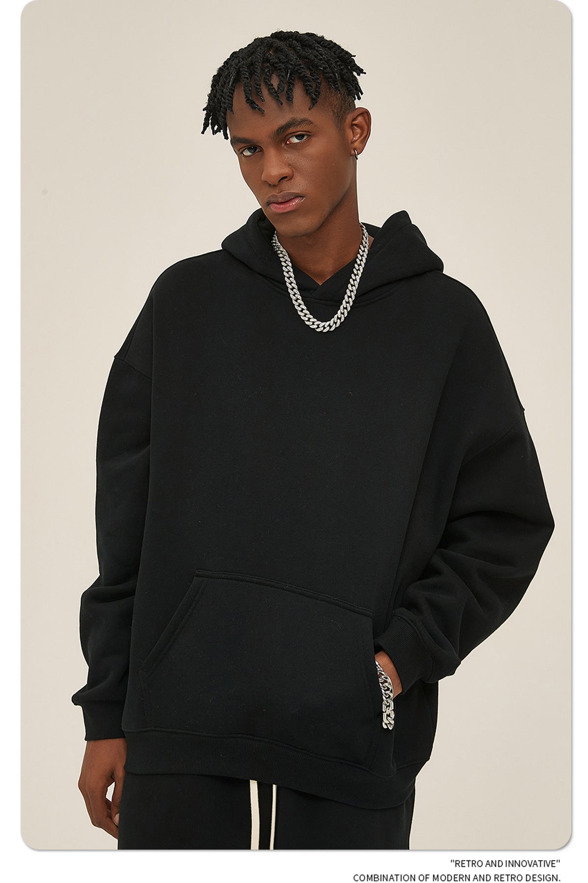 Oversize Heavyweight Hoodie & Heavyweight Sweatpants Setup WN6638-K