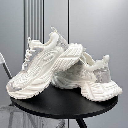 Metallic Panel Chunky Sole Sneakers WN24725