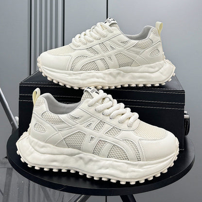 Breathable Platform Height-Increasing Dad Sneakers WN24758