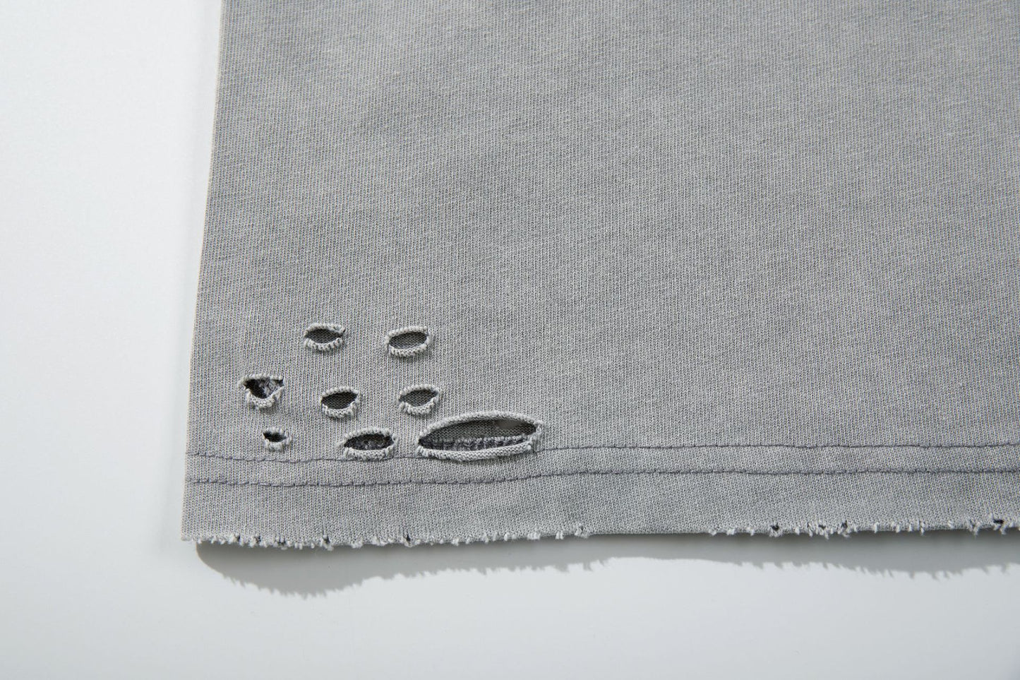 Washed Damage Short Sleeve T-Shirt WN25378