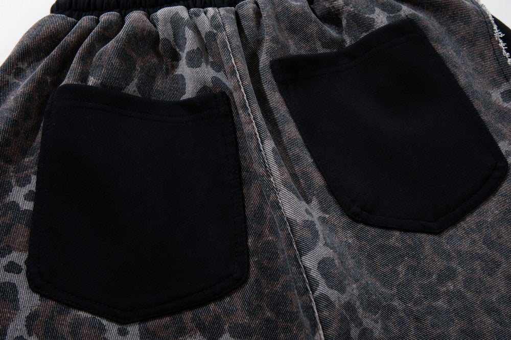 Leopard Embroidery Polo Shirt & Short Pants Setup WN27909