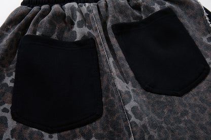 Leopard Embroidery Polo Shirt & Short Pants Setup WN27909