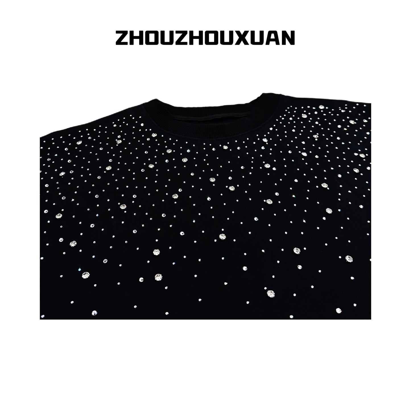 Rhinestone Starry Sky Hoodie & Long Sleeve Sweatshirt WN20720