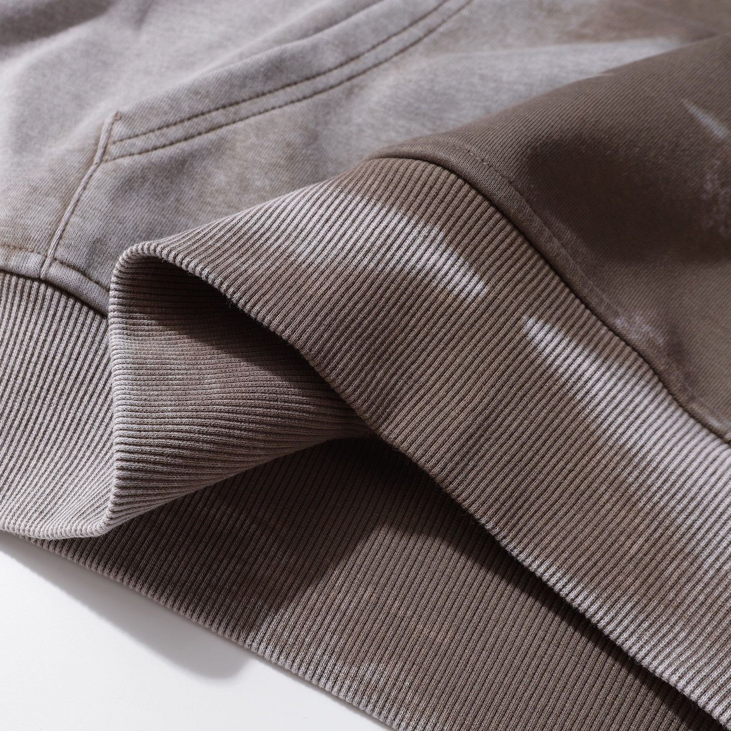 Washed Tie-Dye Patchwork Pullover Hoodie WN16182