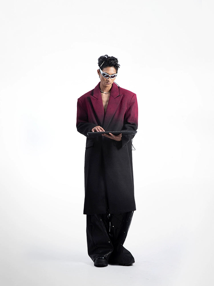 Paint Shoulder-Pad Coat WN20628