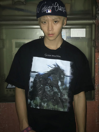 Graphic Print Short Sleeve T-Shirt WN27154