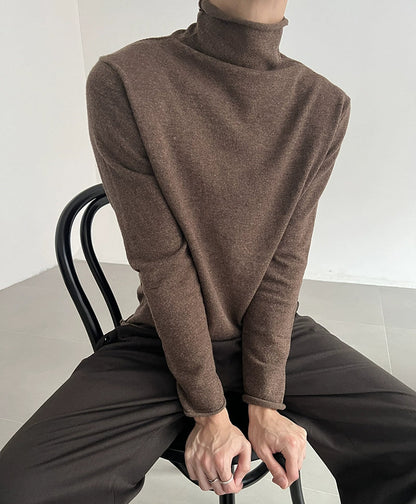 High-Neck Knit Sweater WN21513