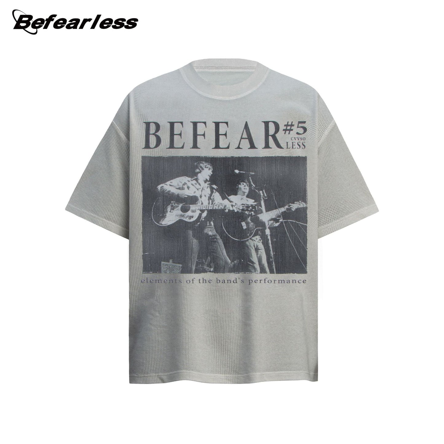 Waffle Rock Graphic Heavyweight Oversize Short Sleeve T-Shirt WN26354