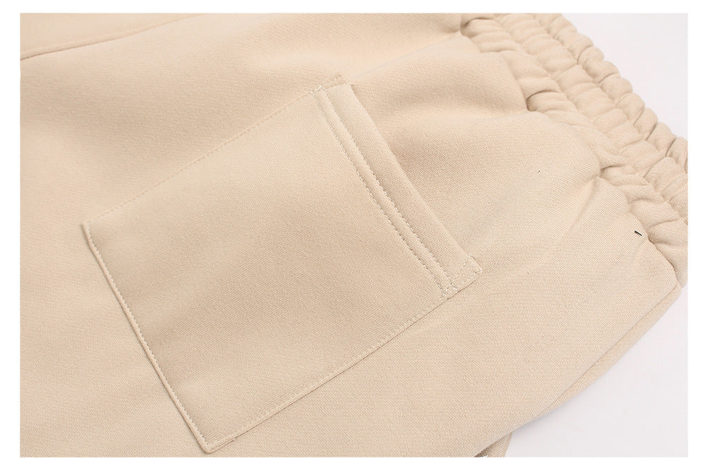 Wide Leg Letter Print Drawstring Sweatpants WN26534