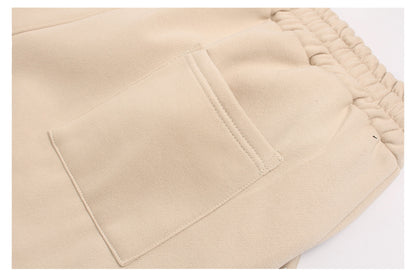 Wide Leg Letter Print Drawstring Sweatpants WN26534
