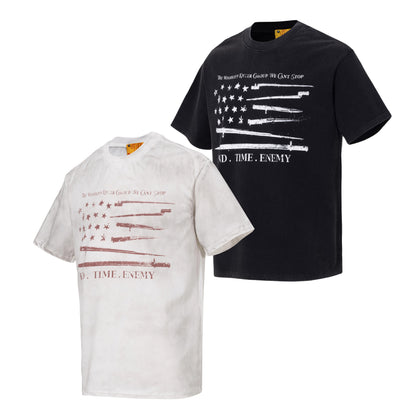 Washed Graphic Print Short Sleeve T-Shirt WN25904