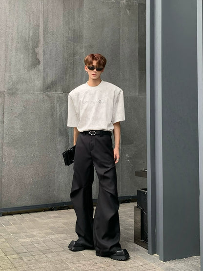 Graphic Letter Print Short Sleeve T-Shirt WN20044