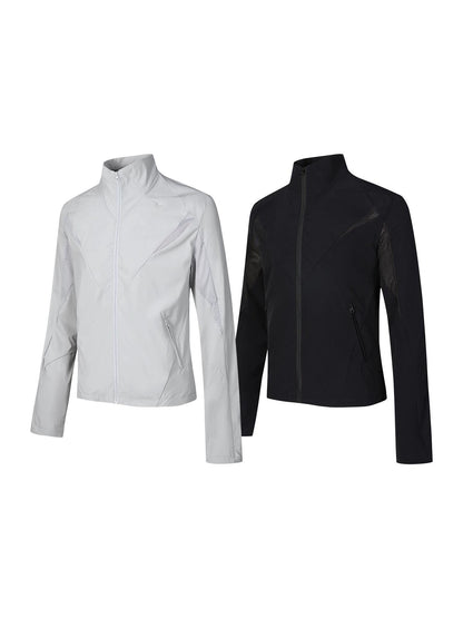 Stand Neck Quick Dry Zipper Short Jacket WN21456