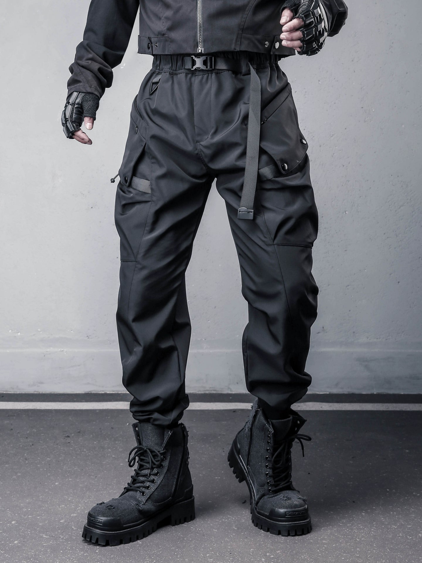 Tactical Multi-Pocket Cuffed Cargo Pants WN22455