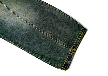 Washed Curve Denim Jeans WN16138