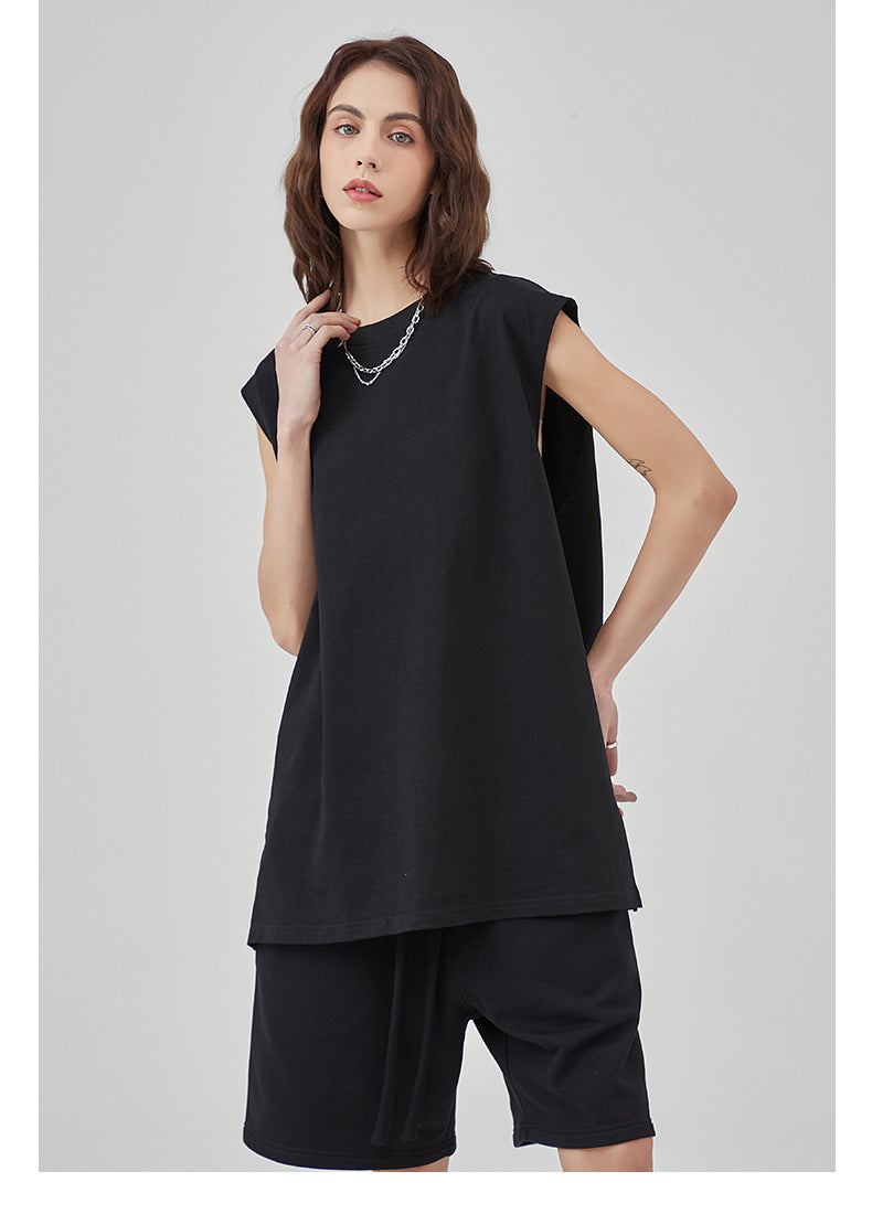 Oversize Sleeveless T-shirt WN6637 – WONDER NOAH