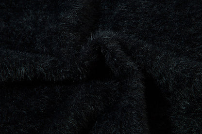 Colorblock Butterfly High-Neck Oversize Knit Cardigan WN11392