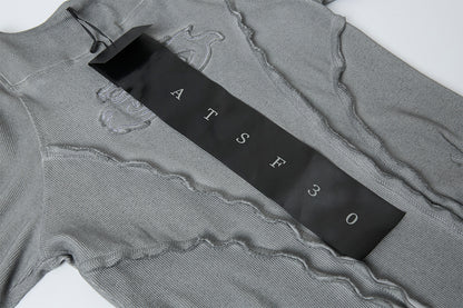 Graphic Design Futuristic Seam T-shirt WN23041