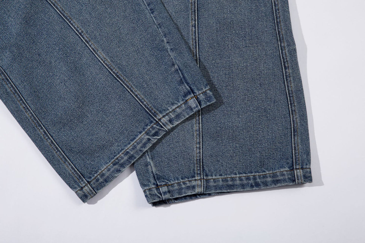 Washed Split-Design Denim Jeans WN13119