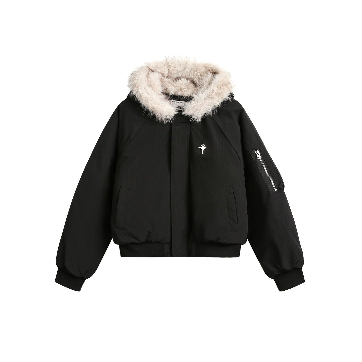 Thickened Fur Collar Short Puffer Jacket WN11367